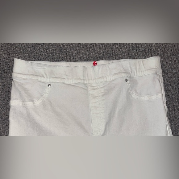 Spanx White Jeans with Elastic Waist Band Women’s Size XL - Picture 4 of 9